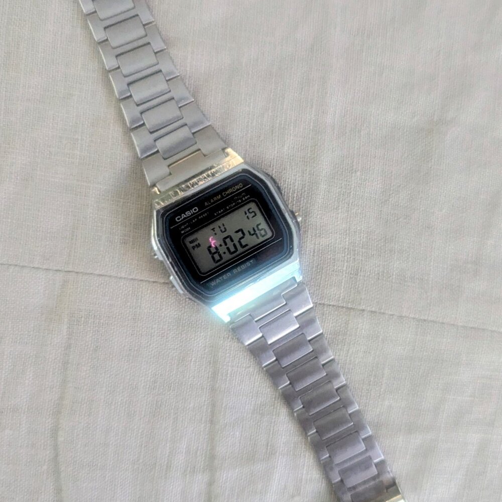 Casio Silver Digital Watch